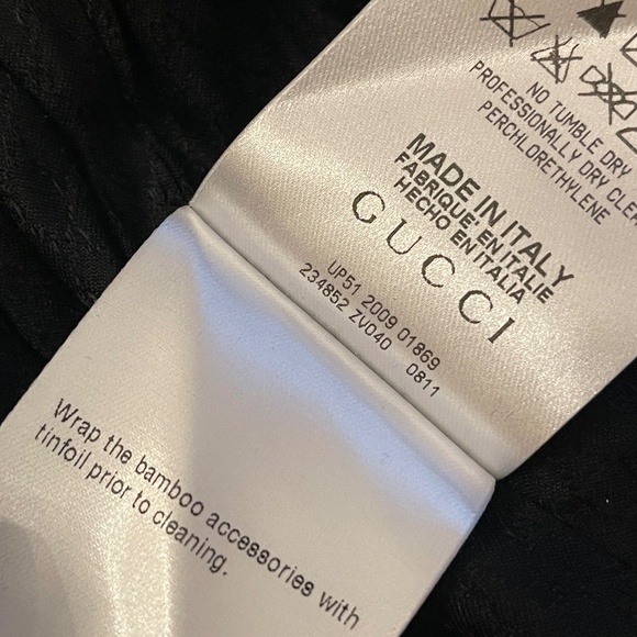 NWT! Gucci Cropped Cotton Jacket With Bamboo Buttons - Picture 15 of 16